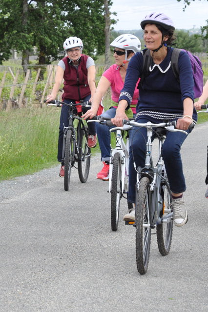 bike wine tour bordeaux with pascale larroche