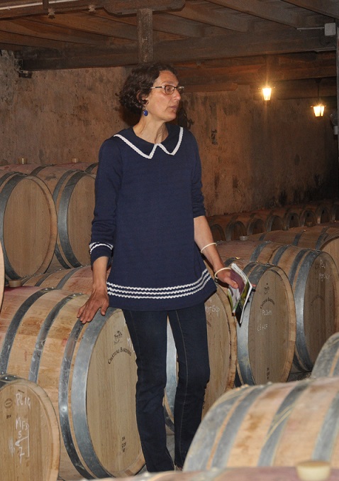 pascale larroche during the wine tour