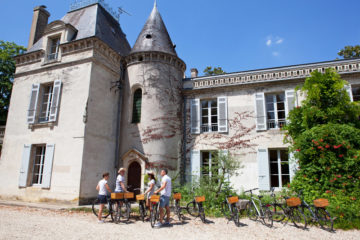 Bordeaux bike tour and tasting wine, visit chateau, wine tour