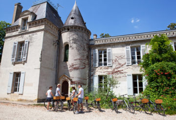 Bordeaux bike tour and tasting wine, visit chateau, wine tour